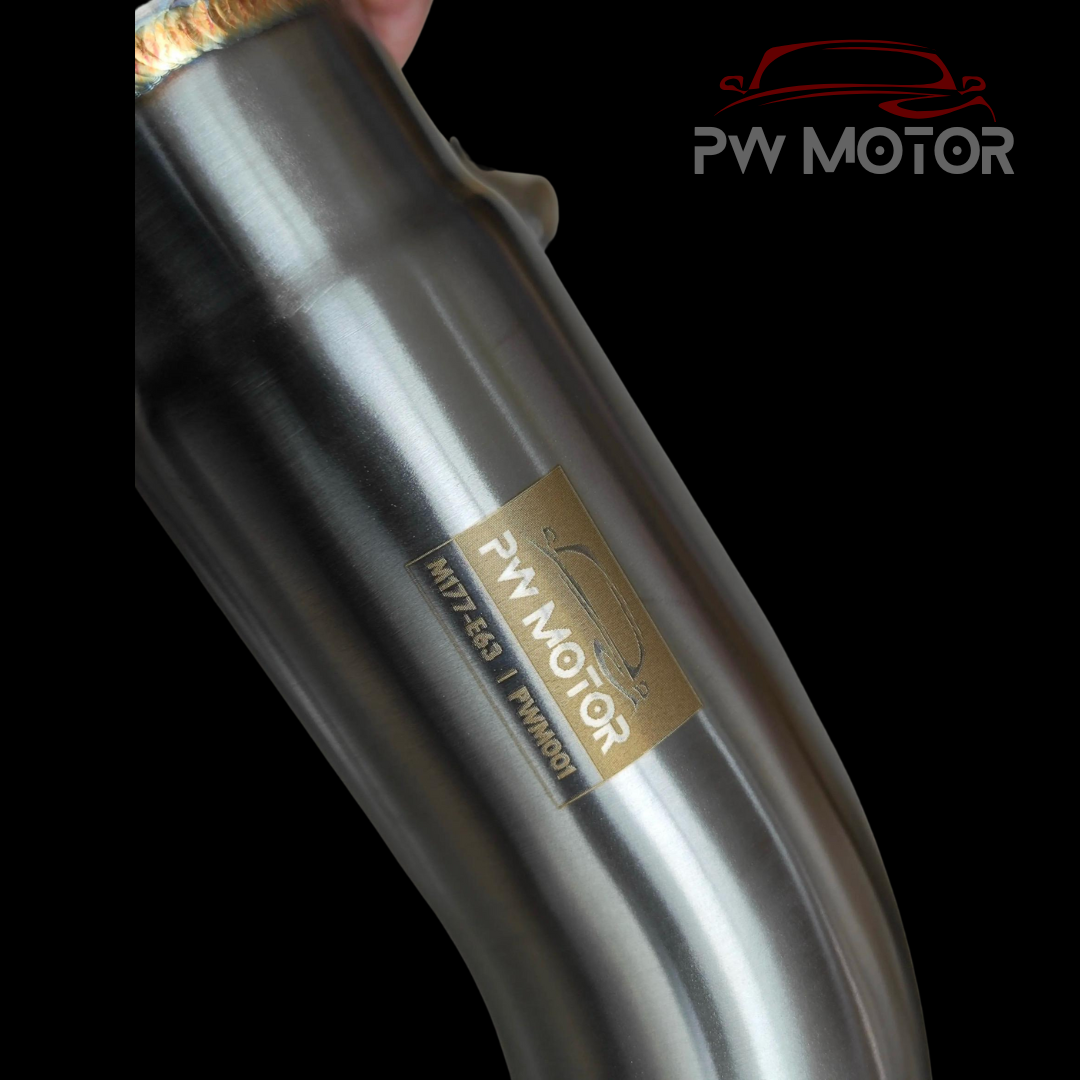 PW Motor Mercedes E63(s) Downpipes with Heat Shields