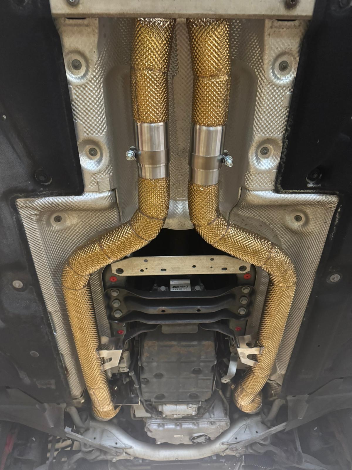 Mercedes CLS63 S / E63 S M157 Catted 200cell Euro6 Fully Heat Shielded | PW MOTOR