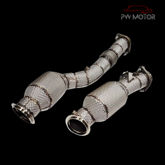 BMW M2 G87 RWD Catted Heat Shielded Downpipes 2023+ | PW MOTOR