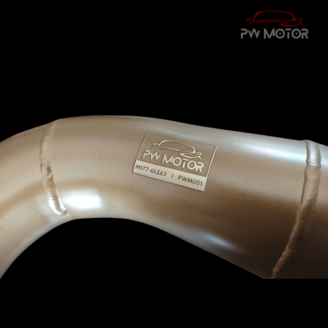 PW Motor Mercedes GLE63 M177 Downpipes with Ceramic Coating