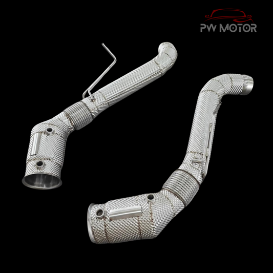 McLaren 570S Downpipe Heat Shielded | PW Motor