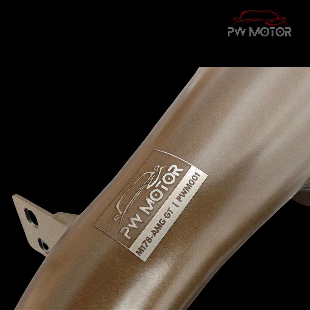 PW Motor Mercedes AMG GT M178 Downpipes with Ceramic Coating