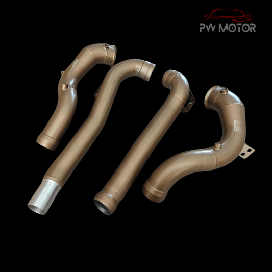PW Motor Mercedes AMG GT M178 Downpipes with Ceramic Coating