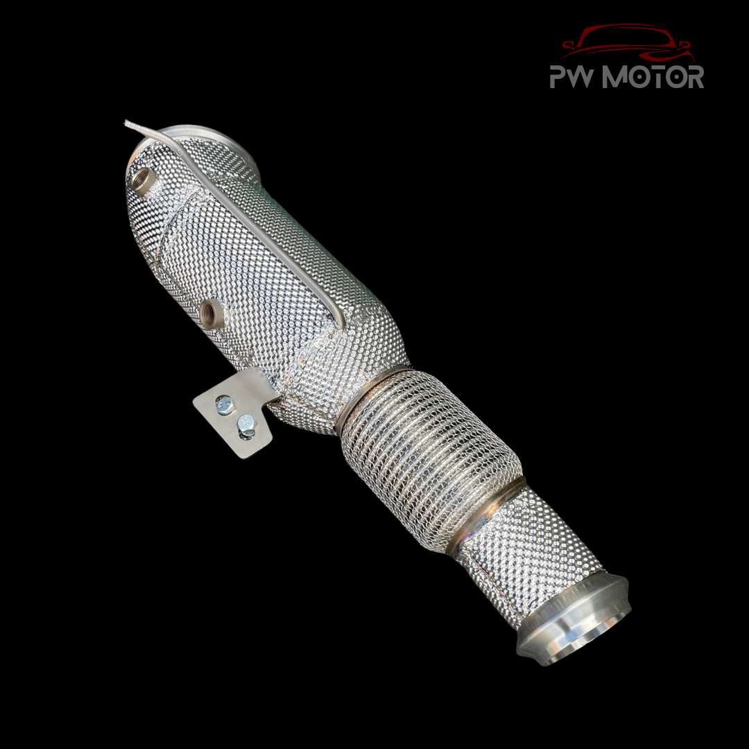 BMW B58 440i G22 Catless Heat Shielded Downpipes (OPF MODEL) | PW Motor