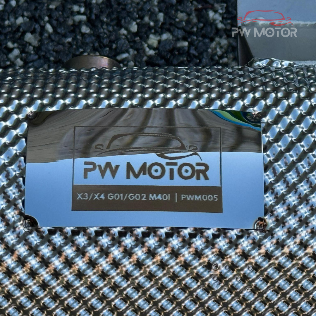 BMW X4 M40I G02 B58 catless Heat Shielded Downpipes | PW MOTOR