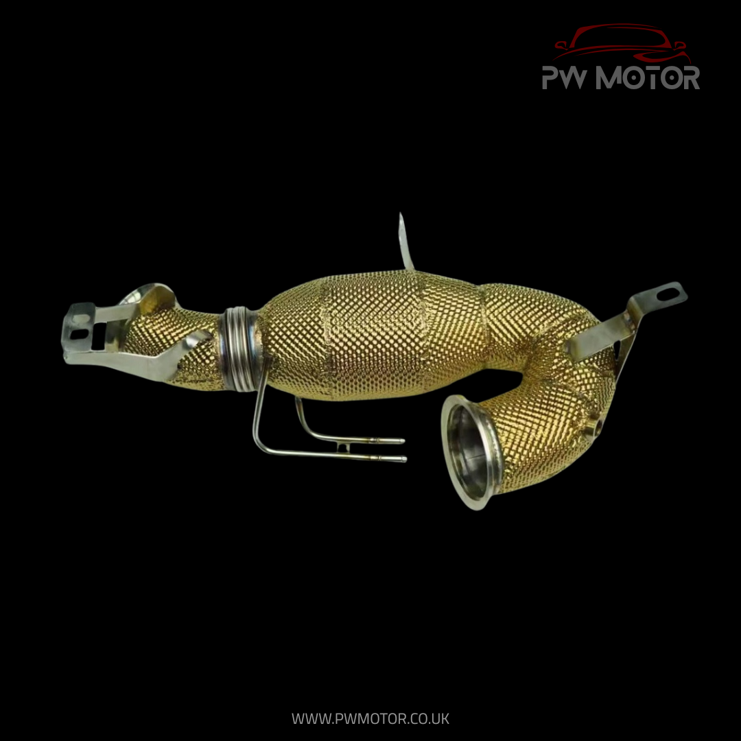 Mercedes CLS53 (257) Downpipes with Heat Shields OPF | PW Motor