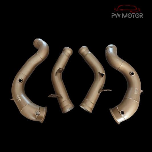 PW Motor Mercedes GT63 4 Doors M177 Downpipes with Ceramic Coating