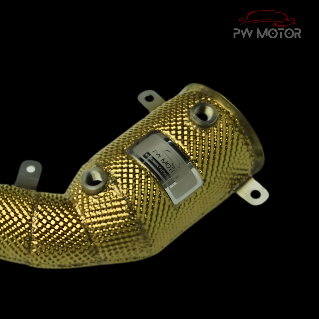 McLaren 570S / 600LT / 650S / 675LT Heat Shielded 200cell EURO6 Catted Downpipes - GEN2 | PW Motor