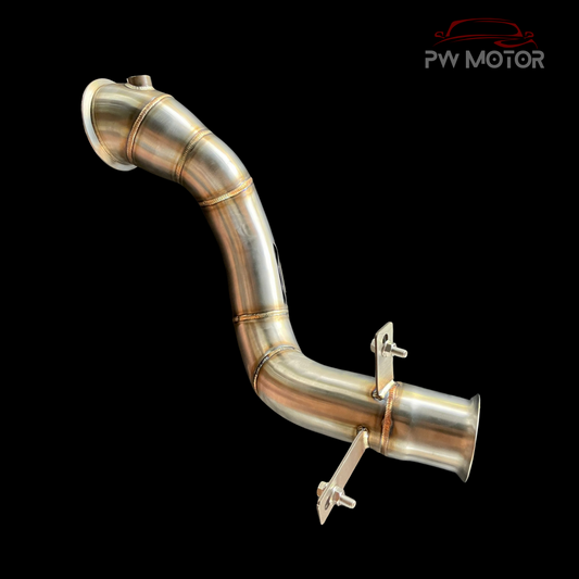 Mercedes C300 M274 Catless Heat Shielded Downpipes (NO OPF) | PW Motor