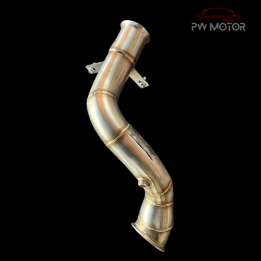Mercedes C250 M274 Catless Heat Shielded Downpipes (NO OPF) | PW Motor