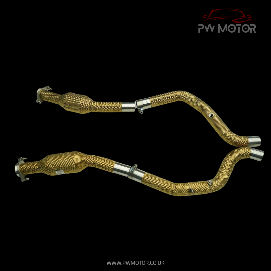 Range Rover Sport SVR L494 V8 5.0 Heat Shielded Downpipes | PW Motor