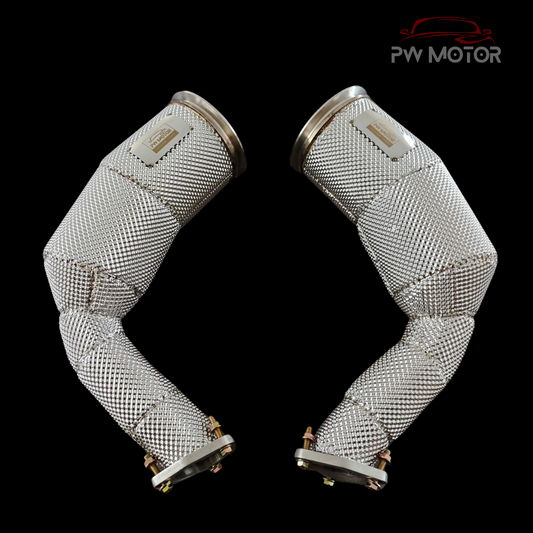 Lamborghini Urus Catless Downpipes Heat Shielded | PW Motor