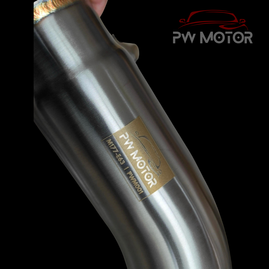 PW Motor Mercedes E63(s) Downpipes with Heat Shield