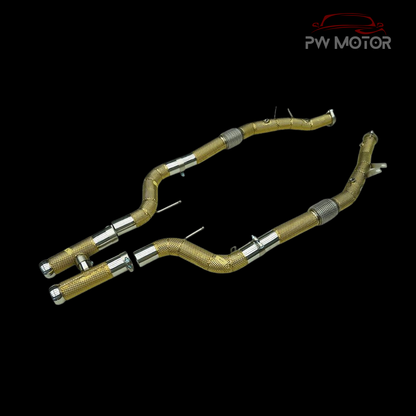PW Motor MERCEDES AMG S63 M157 (W222) CATLESS DOWNPIPES