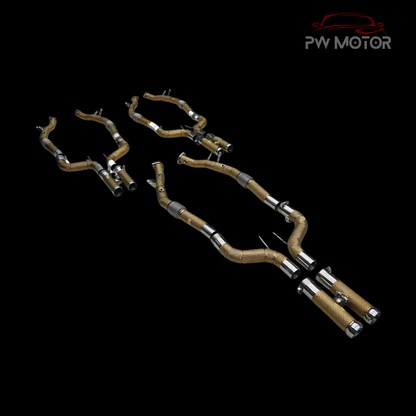 PW Motor MERCEDES AMG S63 M157 (W222) CATLESS DOWNPIPES