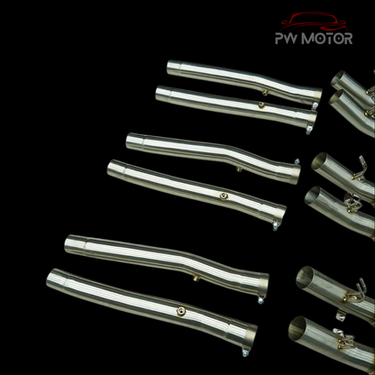 Audi TTRS 8S 200cell Catted Heat Shielded Downpipes OPF ( Euro6 ) | PW Motor