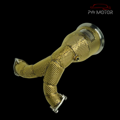 AUDI S4/S5 B9 Catless Heat Shielded Downpipes | PW Motor