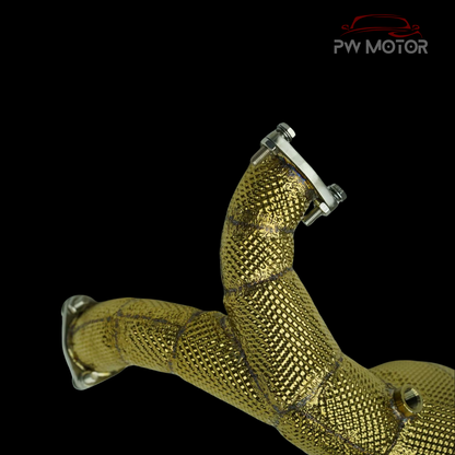 AUDI S4/S5 B9 Catless Heat Shielded Downpipes | PW Motor