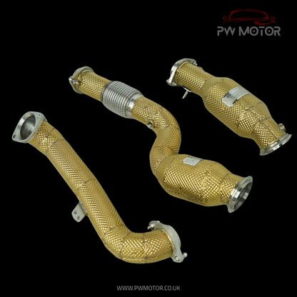 BMW X3M G97 LCI 200Cell Euro6 Sport Cats Downpipes | PW MOTOR