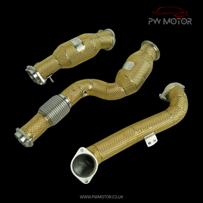 BMW X3M G97 LCI 200Cell Euro6 Sport Cats Downpipes | PW MOTOR