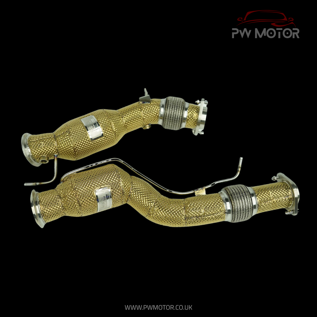 Bmw X3M F97 Pre-Lci Heat Shielded Downpipes | PW MOTOR
