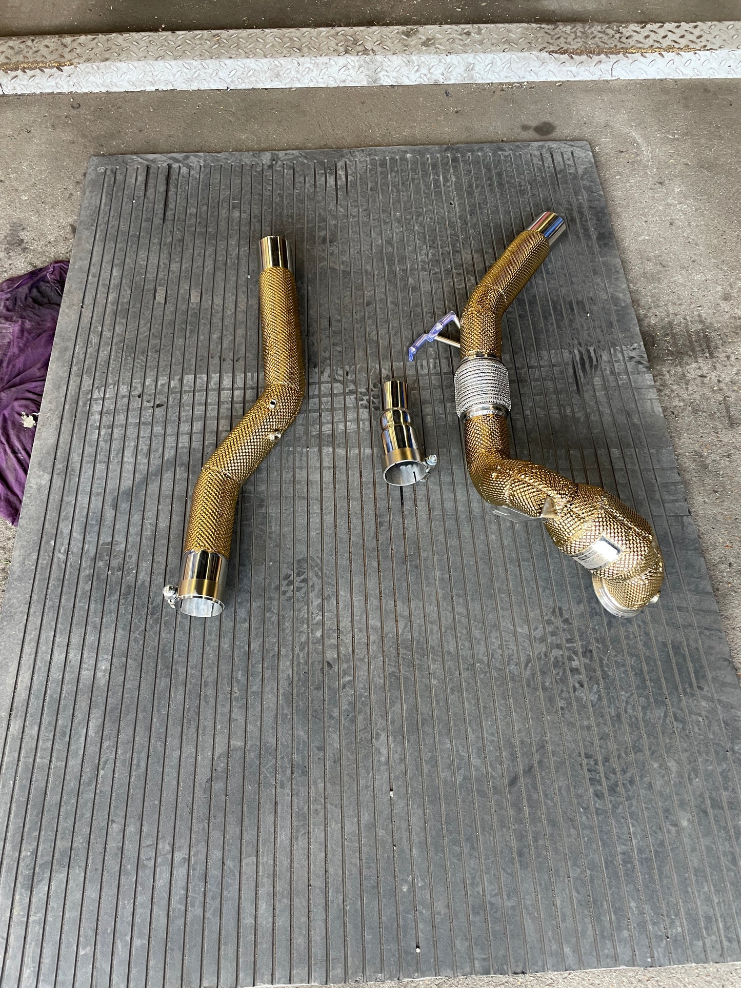 Audi S3 8Y Sports Cat 200cell Euro6 Fully Heat Shielded Downpipes | PW Motor