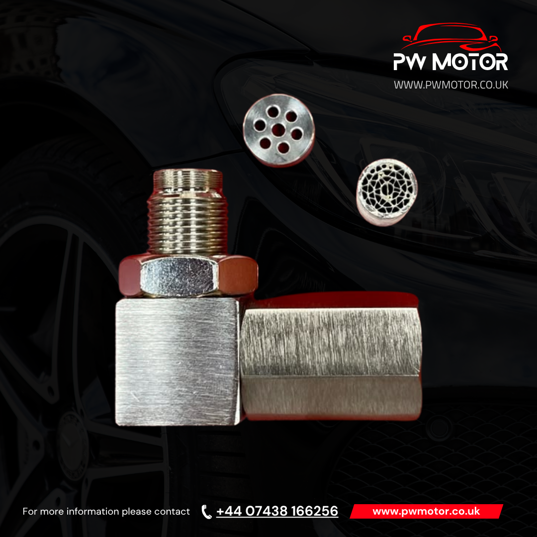 Exhaust O2 Lambda Sensor Spacer with 400 Cell Euro 6 Catalytic Converter | PW Motor