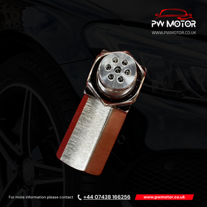 Exhaust O2 Lambda Sensor Spacer with 400 Cell Euro 6 Catalytic Converter | PW Motor