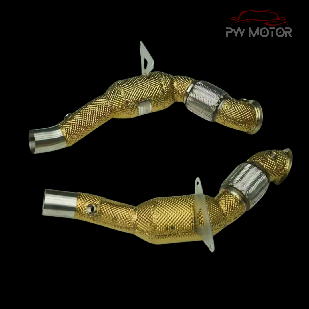 Ferrari 488 Catted 200Cell Euro6 Gold Heat Shielded - GEN 2 | PW Motor