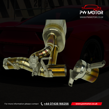 Ferrari 488 GTB / Spider / Pista Titanium Valved Exhaust System