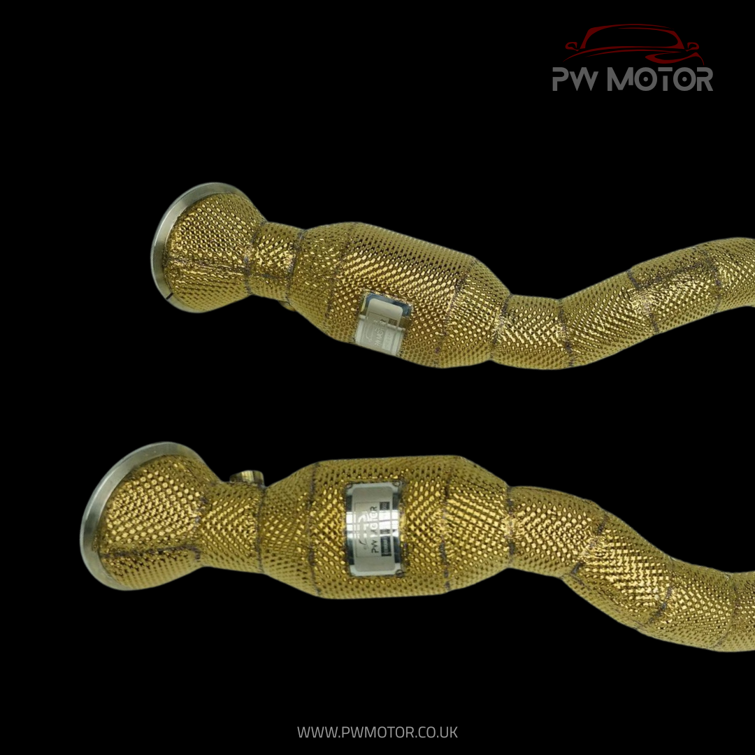 Ferrari 812 Superfast / GTS Heat Shielded Downpipes | PW Motor