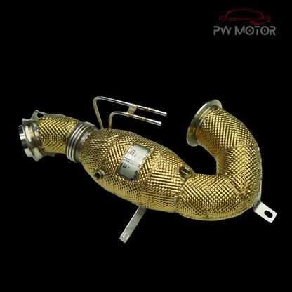Mercedes E53 M256 Downpipes with Heat Shields OPF | PW Motor