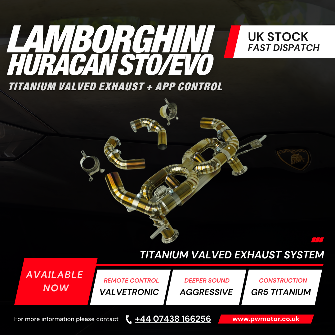 Lamborghini Huracán EVO / STO Titanium Valvetronic Exhaust System | PW Motor