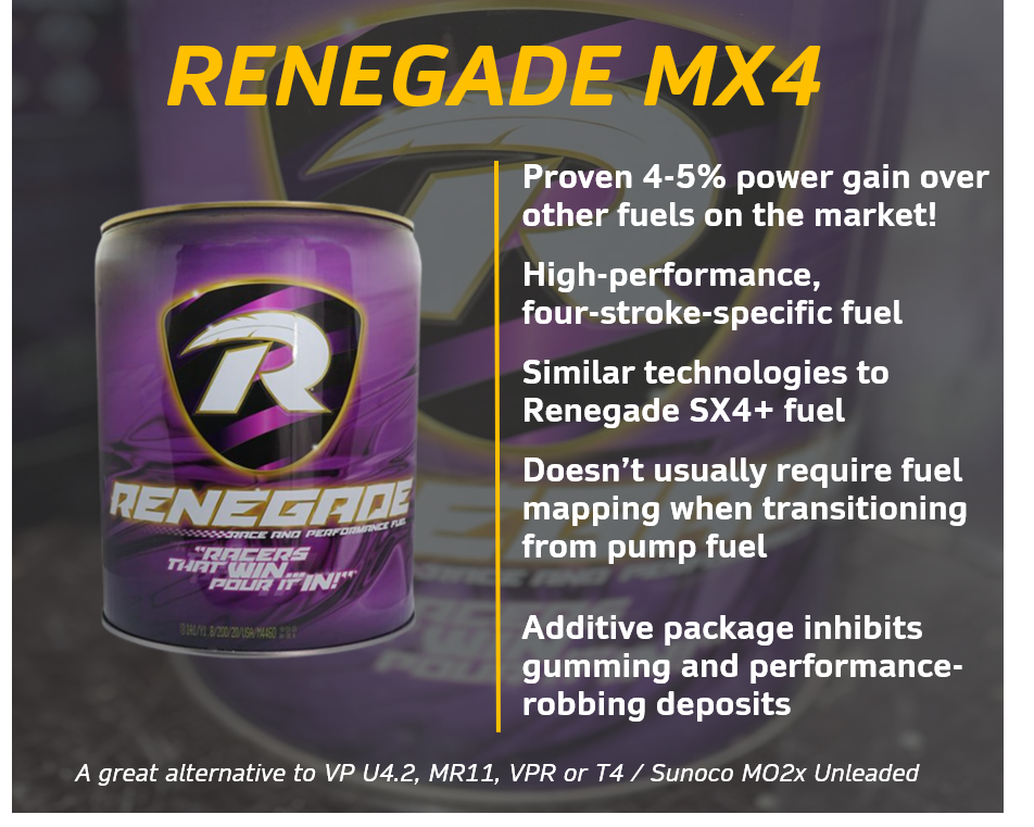 Renegade MX4 (102 Ron Unleaded)