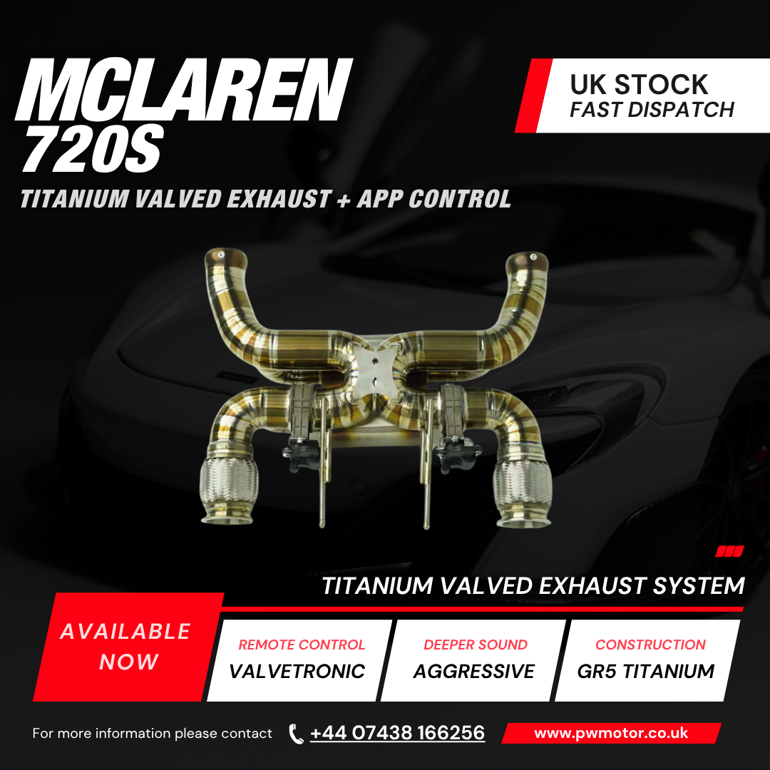 McLaren 720S Titanium Valvetronic Exhaust System | PW Motor
