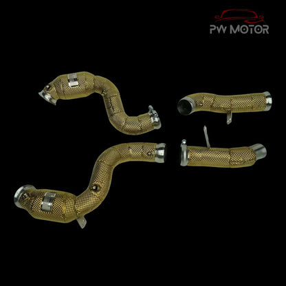 Mercedes GLE63 S / GLS63 S M177 Catted 200cell Euro6 Fully Heat Shielded | PW MOTOR