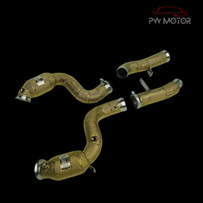 Mercedes GLE63 S / GLS63 S M177 Catted 200cell Euro6 Fully Heat Shielded | PW MOTOR