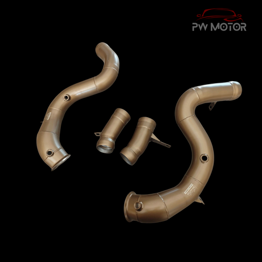 PW Motor Mercedes AMG S63 M177 Downpipes with Ceramic Coating