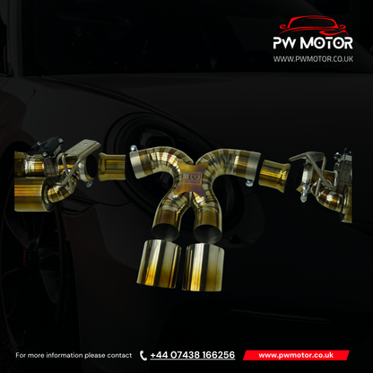Porsche 992 GT3 RS Titanium Valved Exhaust System | PW Motor