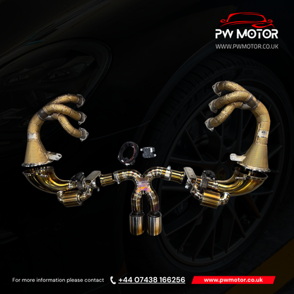Porsche 992 GT3 / GT3RS Downpipe With Headers | PW Motor