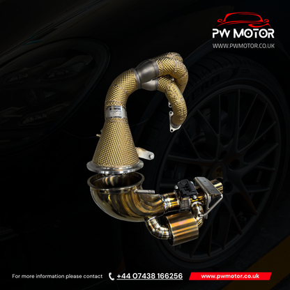 Porsche 992 GT3 / GT3RS Downpipe With Headers | PW Motor