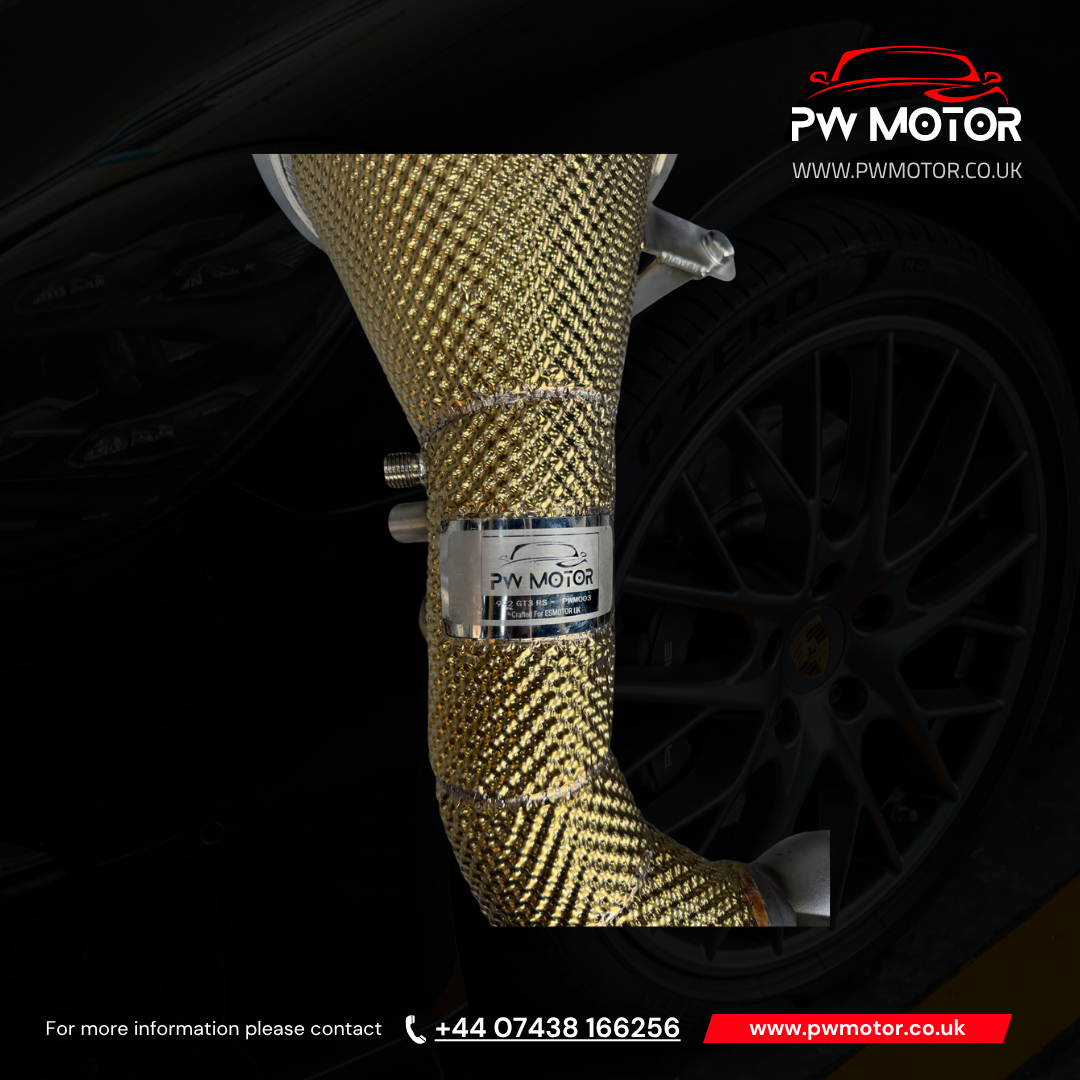 Porsche 992 GT3 / GT3RS Downpipe With Headers | PW Motor