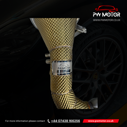 Porsche 992 GT3 / GT3RS Downpipe With Headers | PW Motor