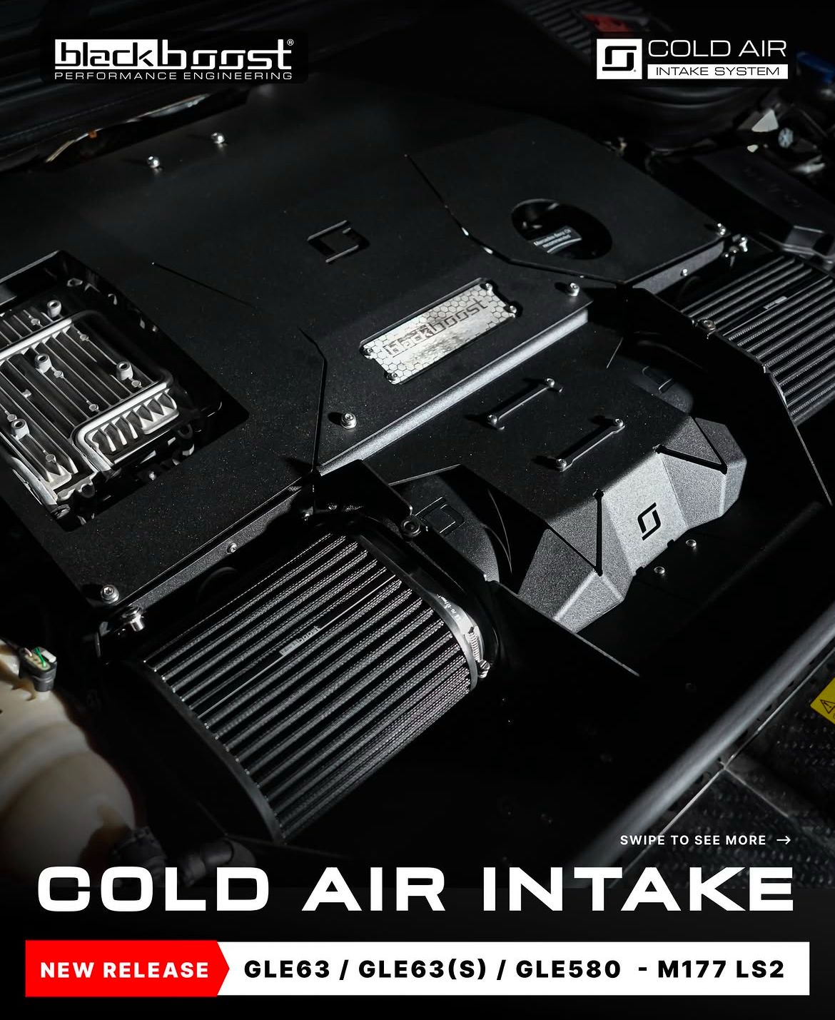 Mercedes AMG GLE63 S M177 LS2 4.0 V8 Cold Air Intake System