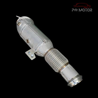 BMW B58 440i G22 Catless Heat Shielded Downpipes (OPF MODEL) | PW Motor