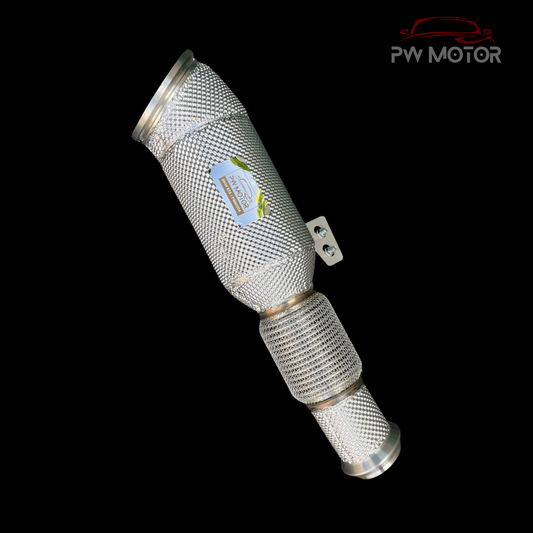 BMW B58 M140i F20/F21 Catless Heat Shielded Downpipes (OPF MODEL) | PW Motor