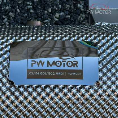 BMW X6 G06 B58 Heat Shielded Downpipes with OPF | PW MOTOR