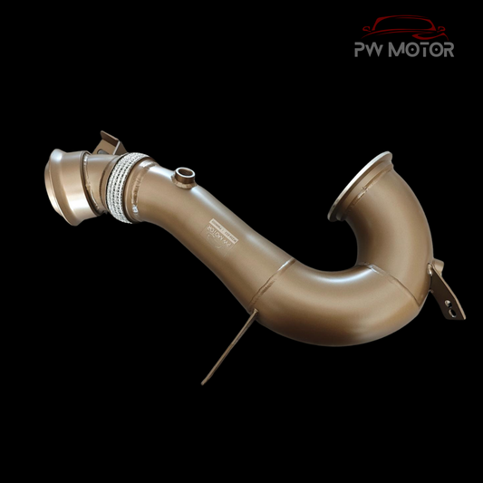 PW Motor Mercedes E53 M256 Downpipes with Ceramic Coating