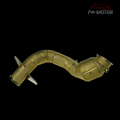 Mercedes C300 M274 / M264 200cell Euro6 Catted Heat Shielded Downpipes (NO OPF) | PW Motor
