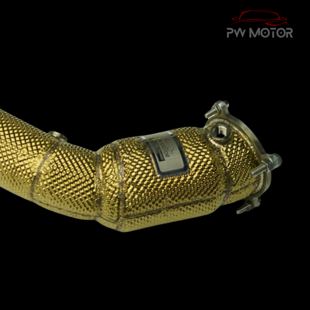 McLaren 720 / 765LT / Senna Heat Shielded 200cell EURO6 Catted Downpipes - GEN2 | PW Motor